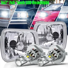 5x7" 7x6" Square LED Headlights Hi/Lo For Toyota Pickup 82-95 Tacoma 1995-1997