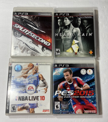 Lot Of 4 Ps3 Games Split Second Heavy Rain Nba Live 10 Pes15 Ebay Lot Of 4 Ps3 Games Split Second Heavy Rain Nba Live 10 Pes15 Ebay