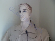 Acoustic Tube Headset for Motorola HT1000 JT1000 PR1500 MT1500 EF Johnson 7700