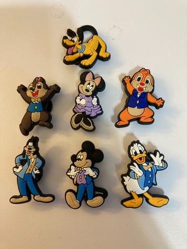 Charms scarpe Disney per crocs Topolino e amici set di 7