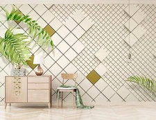 3D Graphic Leaves G16816 Wallpaper Wall Murals Removable Self-adhesive Honey