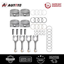 G4KF Engine Pistons Rings & Connecting Rods For HYUNDAI Sonata Optima Kia 2.0T