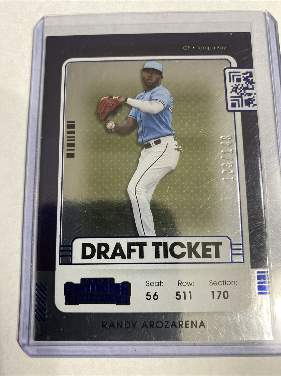 2021 Contenders Draft Ticket Blue #32 Randy Arozarena Rc123/149 | eBay