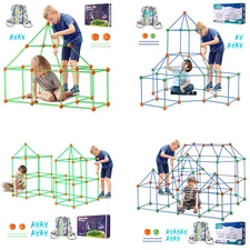 VEVOR Fort Building Kit for Kids STEM 85/140/120/180PCS Construction Toy Gifts