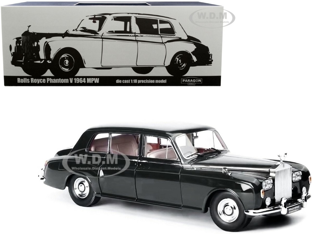 1964 ROLLS ROYCE PHANTOM V BREWSTER GREEN 1/18 DIECAST MODEL CAR