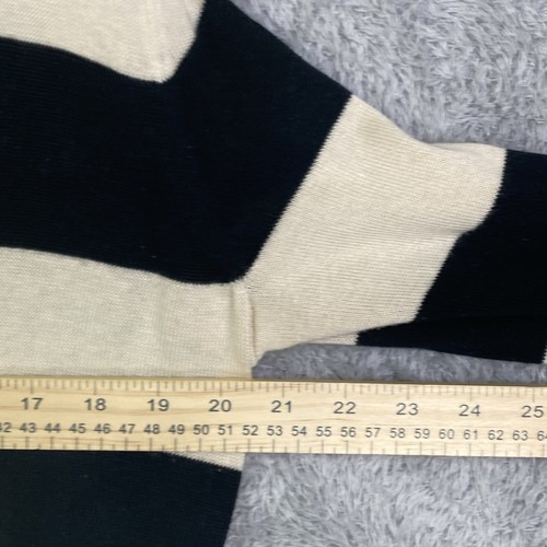 Volcom Cardigan Sweater Women’s Chill Pill Tight Knit Size Small Striped - Picture 7 of 11