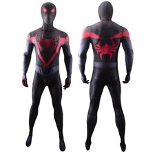 PS5 Miles Morales Spiderman Jumpsuit Spider-Man Cosplay Suit Costume Adult Kids