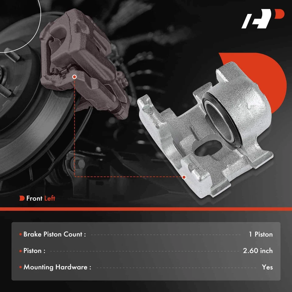 Pinza de freno de disco delantera izquierda A-Premium para Dodge Charger Coronet Plymouth Scamp Foto 2 de 4