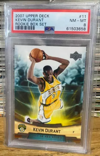 Durant Kevin Rookie Mint 2007-08 Upper Deck Box Set PSA 8 Graded Trading Card 11