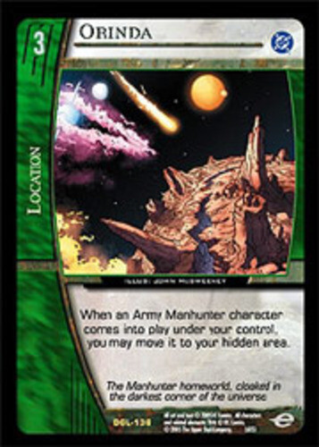 VS System: Orinda [Played] DC Green Lantern Corps TCG CCG Classic Marvel DC DH D - Bild 1 von 1