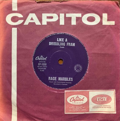 Race Marbles Like A Dribbling Fram / Someday Rare 1966 Capitol Psych Oz 45
