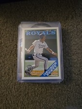 2023 Topps George Brett 88 Insert #d To 88 Fire Card Sppp Hof  37/88 Hott Sppppp
