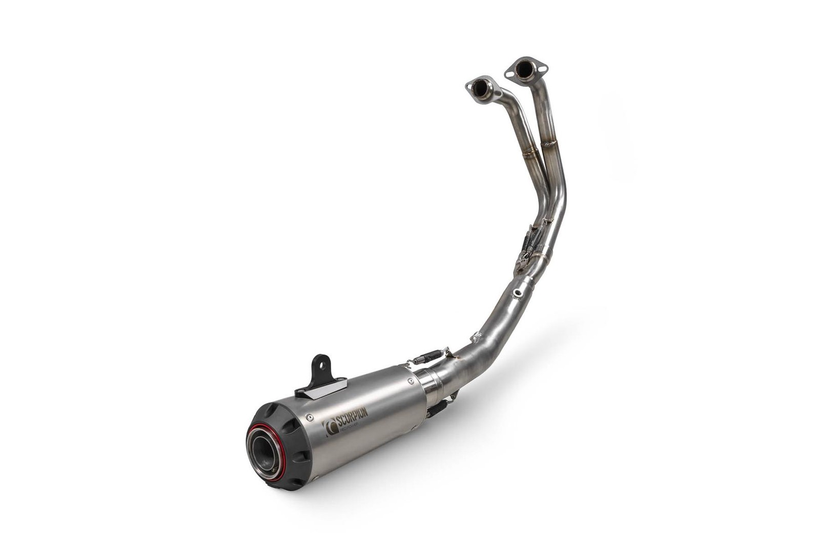 Scorpion Titanium Red Power Full Exhaust Sys Kawasaki Ninja 400 2018-2024