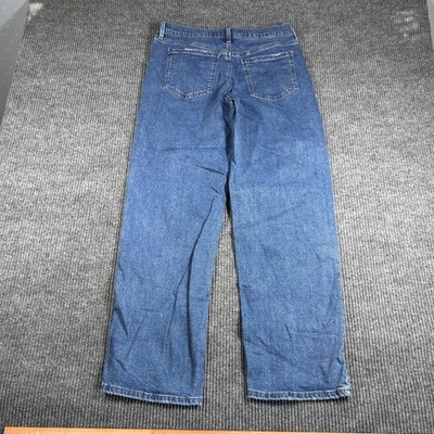 Gloria Vanderbilt Jeans Womens Size 12 Amanda Wide Leg Blue Denim High Rise