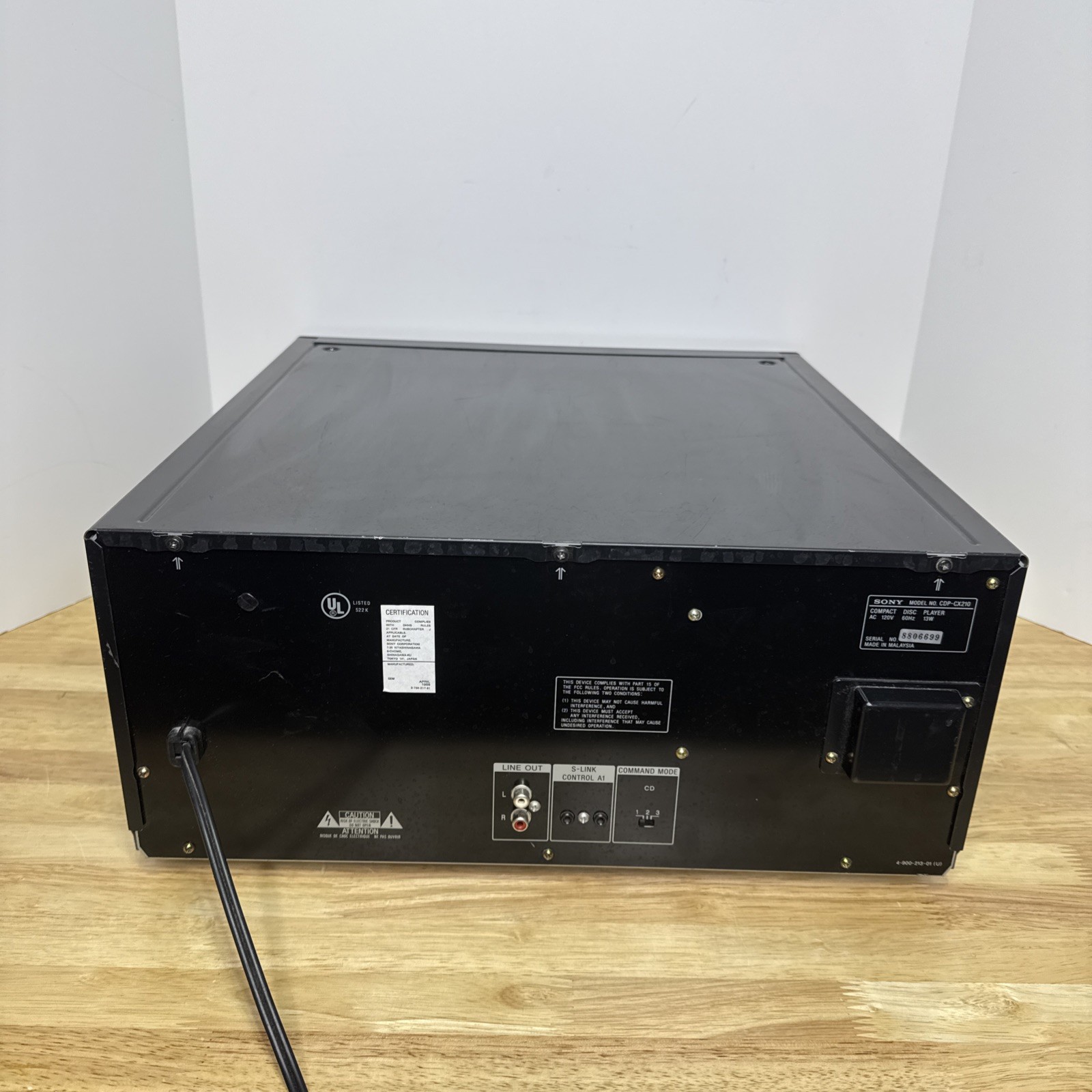 Sony CDP-CX210 200 Disc Mega Storage CD Player Disc Changer - Tested & Working