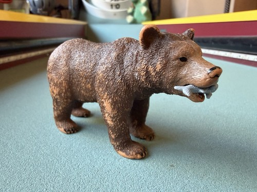 Schleich 2018 Brown Grizzly Bear Figure Wildlife Toy From Set 42473 Tunisia