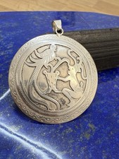 900er Silber Anhänger Azteken Maya Vintage