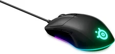 SteelSeries Rival 3 Gaming Mouse Brilliant Prism RGB Lighting Black