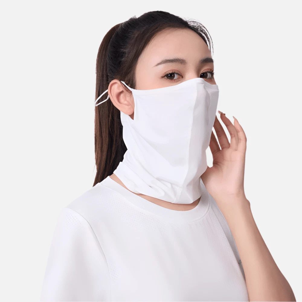 Breathable Mesh Golf Sun Protection Mask UV Face Cover Neck Gaiter Outdoor Sport