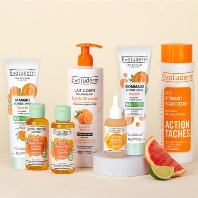 Routine Gesicht & Körper Glanz - Milch, Öle, Vitamin C Serum, Peeling, Maske