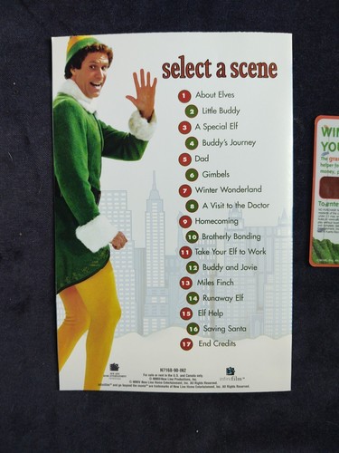 Elf 2-Disc DVD Set w/Sparkle Slipcover Will Ferrell Christmas Movie Zooey Caan - Picture 19 of 24