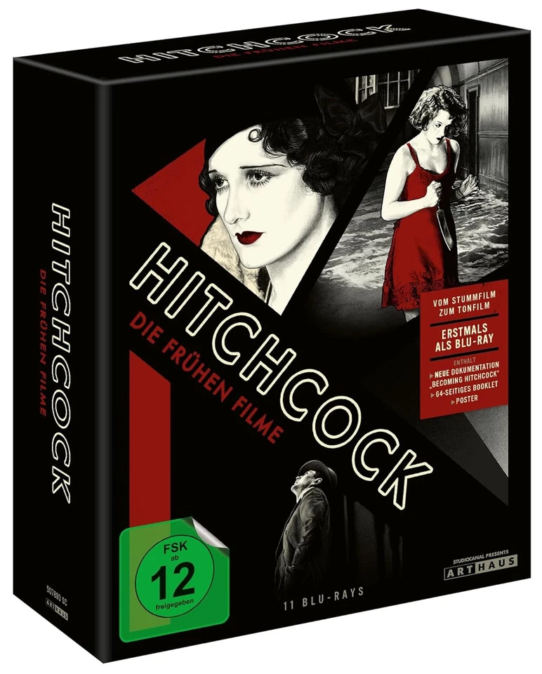 Alfred Hitchcock Collection Die frühen Filme 11 Blu Ray Box Champagne NEU OVP - Bild 1 von 1