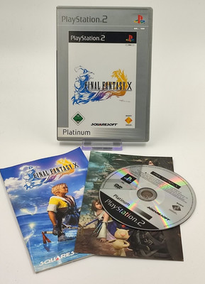    Final Fantasy X PS2 Platinum OVP Anleitung PAL Playstation 2 Rollenspiel