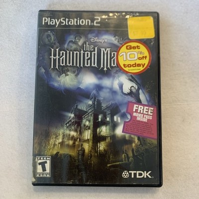 The Haunted Mansion - PS2 - CIB - With  Expired Movie Ticket 