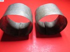 NATIVE AMERICAN KISSING OTTERS ENGRAVED INDIAN ARM BANDS RARE ORIGINAL SET HB EX — photo 3