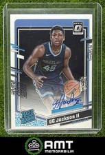 GG G.G. Jackson II 2023-24 Panini Donruss Optic Rated Rookie Auto Grizzlies