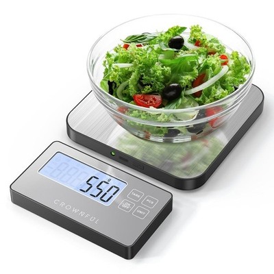 Wireless Kitchen Food Scale with Remote LCD Display 33lb Capacity 7 Units Tare