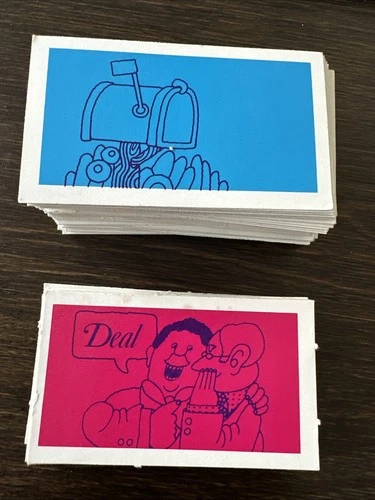 Vintage PAYDAY Board Game 1975 Parker Brothers replacement MAIL AND DEAL CARDS