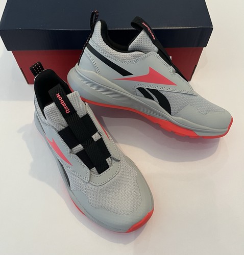 Scarpe Reebok XT Sprinter bambino taglia 13 scarpe grigie slip on nuove - Foto 3 di 4