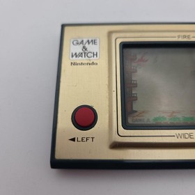 Nintendo Game & Watch Silver Fire RC-04 Wide Screen 1980 Tested