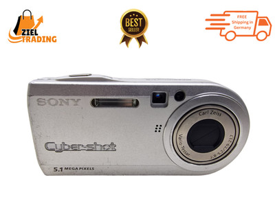 Sony Cyber-shot DSC-P100 Digitalkamera 5.1MP Carl Zeiss Vario-Tessar - Silber
