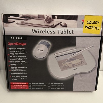 Trust TB-2100 Wireless Grafiktablett Digital Pen Mouse T2710 SK27