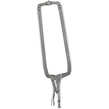 Locking C-Clamps with Swivel Pads, Jaw Opens to 10 in, 24 in Long Products 28