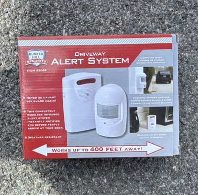 Bunker Hill Security Wireless Infrared Alert System 400 ft White Model 93068