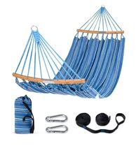 Hammocks Double Hammock with Curved Spreader Bar, Outdoor Portable Hammock....C2