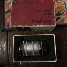 Minolta-SR Extension Tube Cat SR-501 Lens Attachment for Camera. Vintage