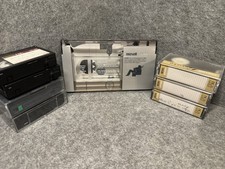 Maxell VP-CA VHS-C Cassette Adapter With 7 Used VHS-C Cassettes, Tested Works