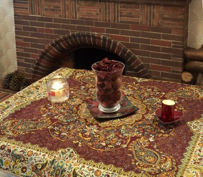  Tischdecke Tischläufer Perserteppich Stil Gobelin Paisley Tischdecke LPUK 5