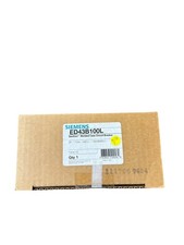 SIEMENS ED43B100L MOLDED CASE CIRCUIT BREAKER 100A 480VAC 3 POLE 50/60HZ NEW