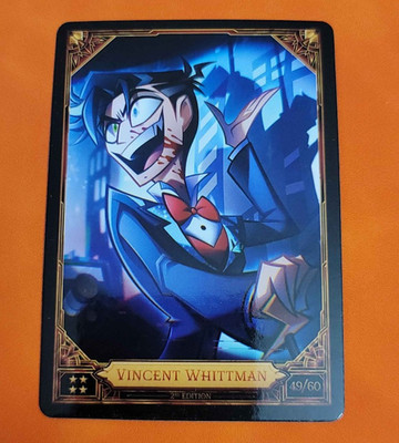 VINCENT WHITTMAN 49/60 - ULTRA RARE Hazbin Hotel Season 2 Trading Card, 2nd Ed