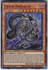 1st Ed Ultra Rare Chaos Daedalus BLCR-EN071 Battles of Legend: Crystal Revenge