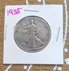 1935 Walking Liberty Half Dollar 50C Silver .900 Business Strike Philadelphia