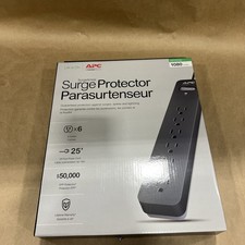 APC SurgeArrest PE625 Surge Protector 6 Outlet 25ft Cord 1080 Joules NEW