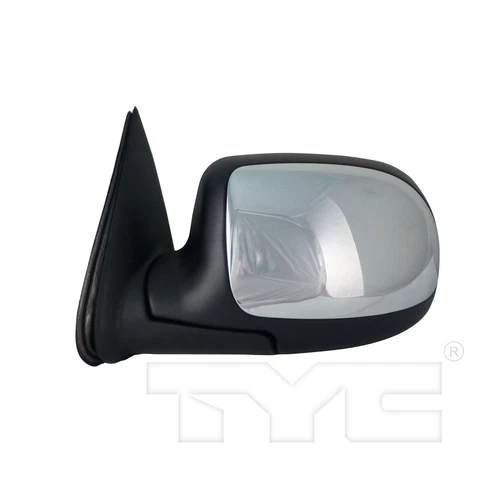 Door Mirror for 99-07 Chevy Silverado/99-07 GMC Sierra Manual Chrome Driver