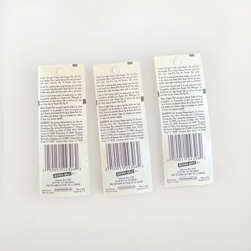 RARE Vintage Bonne Bell Duo Powder Pak Dics Eye Shadows Fools Gold # 24306  NOS - Image 2 of 2