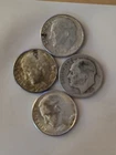 Lot of 4 Roosevelt silver dimes. 1947, 1954,1956,and 1964. 90% silver